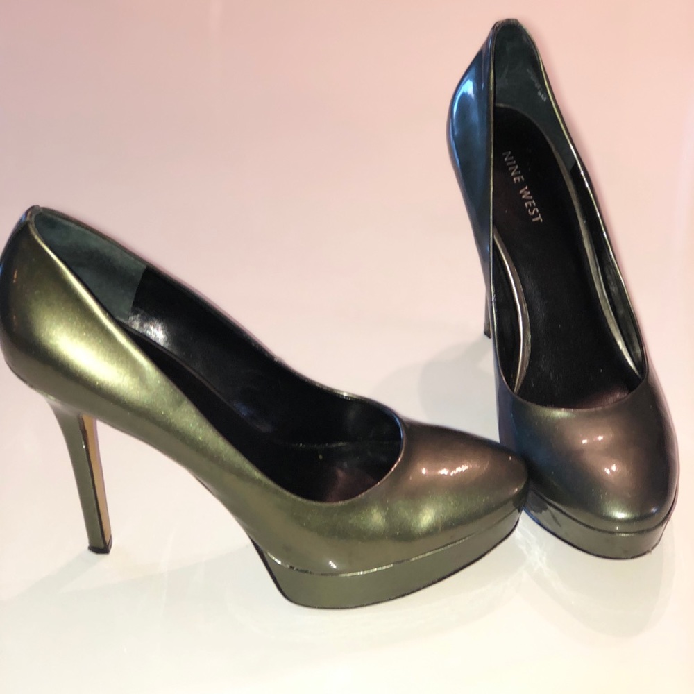 Nine West platform pumps